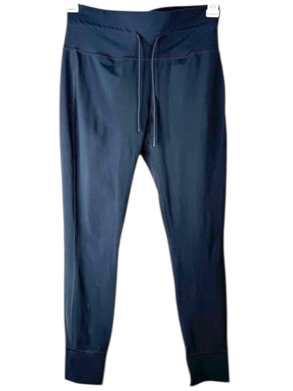 Vuori Jogger Pants Women’s Large Dark Blue Drawstring Athleisure Lounge Travel